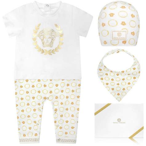 versace baby romper|Luxury, High.